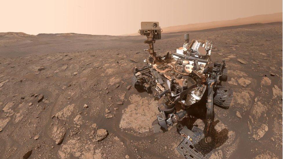 Curiosity Rover on Mars