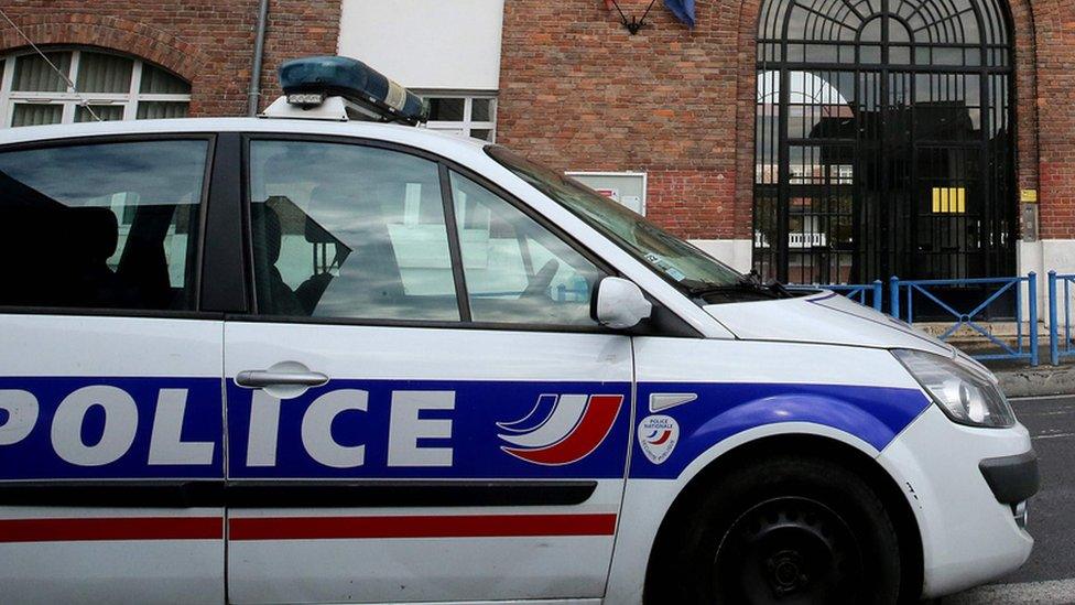 French police car - file pic