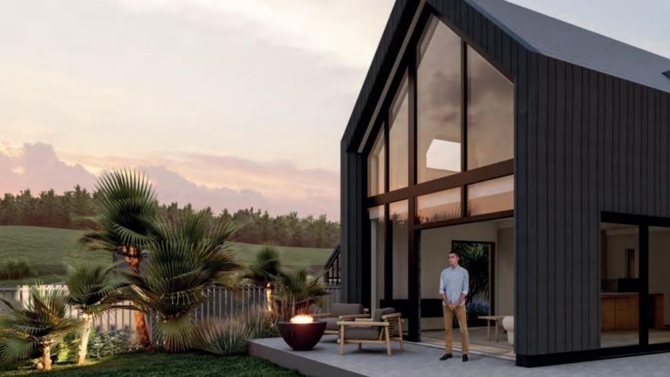 Penhale beach house artist's impression