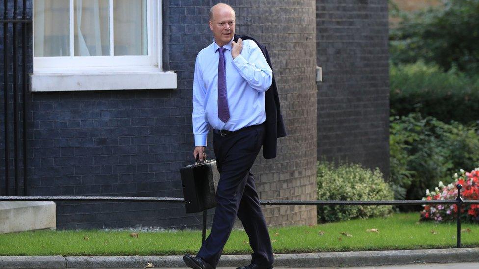 Transport Secretary, Chris Grayling