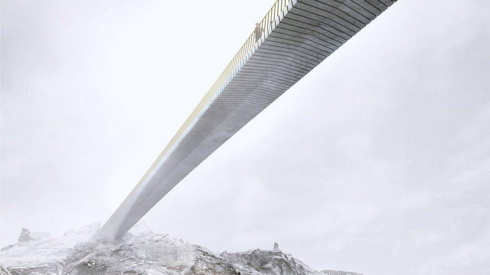 Bridge design by Niall McLaughlin Architects