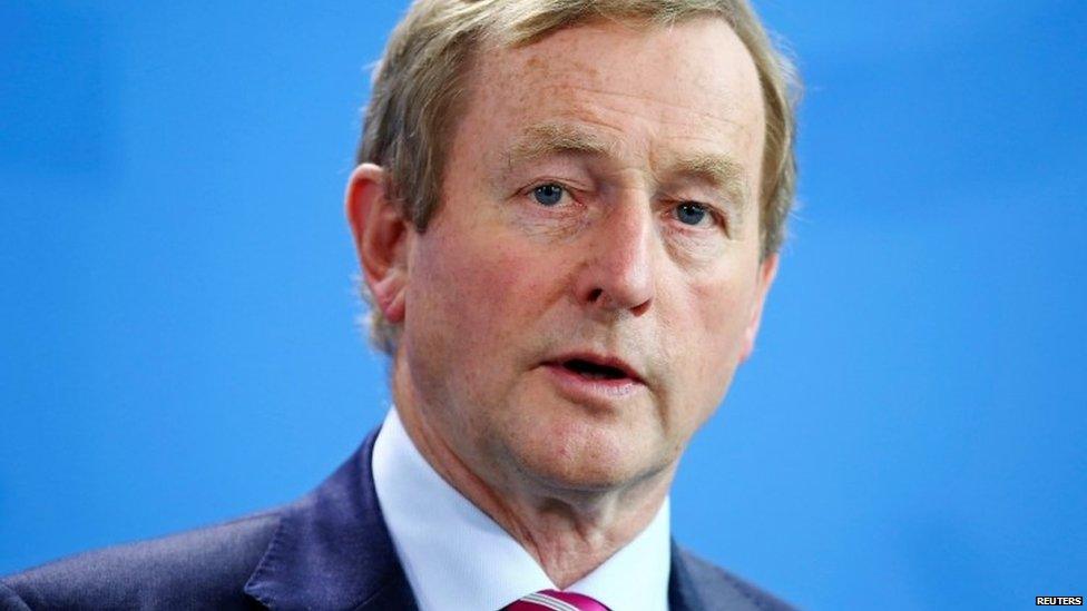 Irish prime minister Enda Kenny