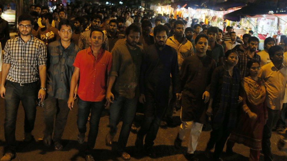 Activists protest against Mr Dipon's death - 31 October