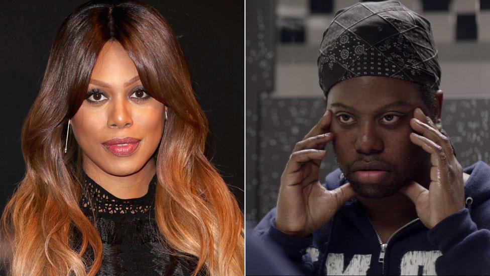 Laverne Cox and B Lamar