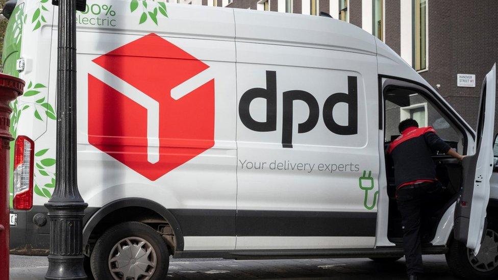 A DPD van