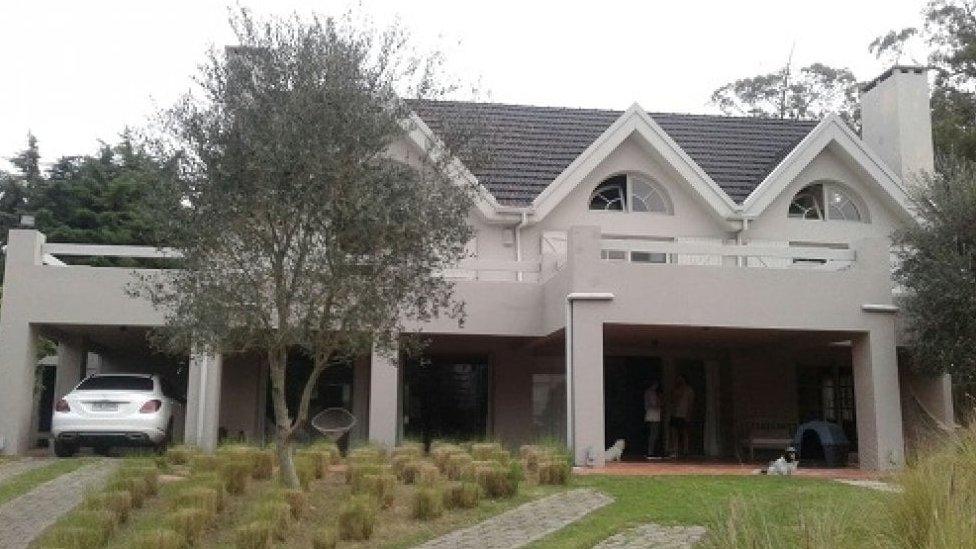 View of the villa Rocco Morabito lived in in Punta del Este.