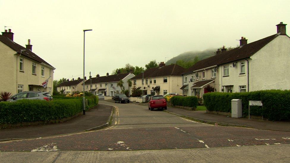 The object was discovered in Ardmillan Crescent in Newtownards at about 23:00 BST on Friday.