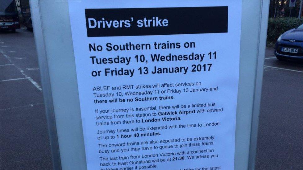 Southern passenger notice