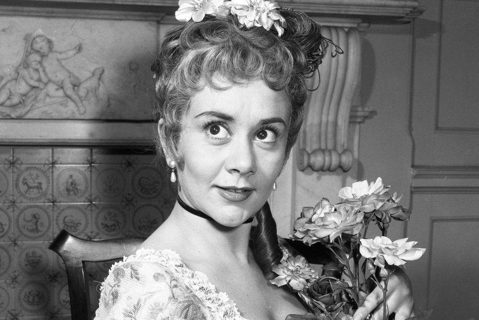 Joan Plowright in a BBC adaption of Sheridan's The School for Scandal in 1959