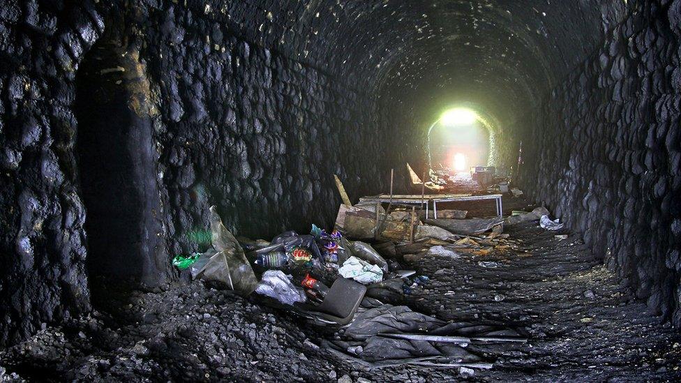 Devonshire tunnel before works