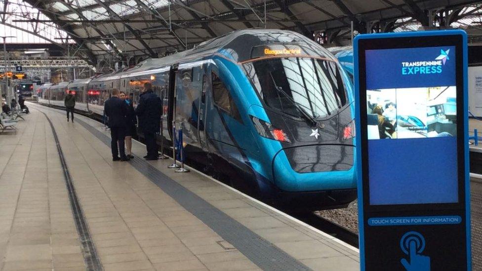 Nova train in Lime Street Station