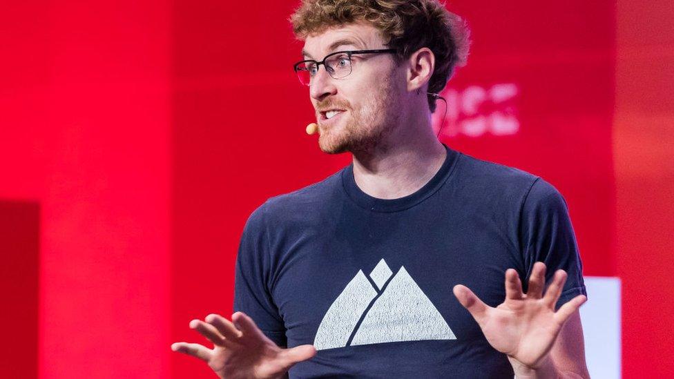 Paddy Cosgrave, chief executive officer of Web Summit, attends the Day 1 of the RISE Conference 2018 in Hong Kong,