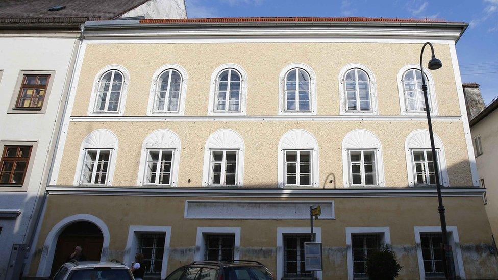 The house in which Adolf Hitler was born in the northern Austrian city of Braunau am Inn, 24 September, 2012.