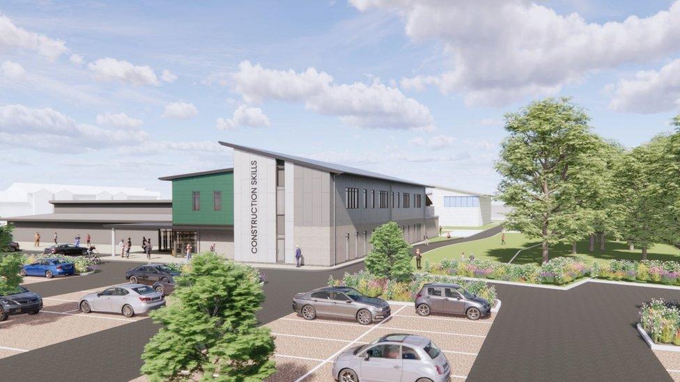 Artists impression of the new training centre