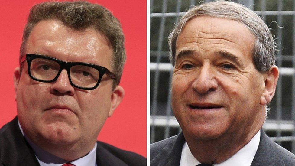 Tom Watson and Lord Brittan