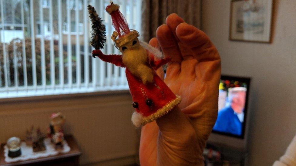 Sally's 70-year-old finger puppet