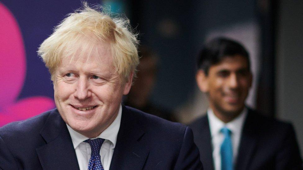 Boris Johnson and Rishi Sunak