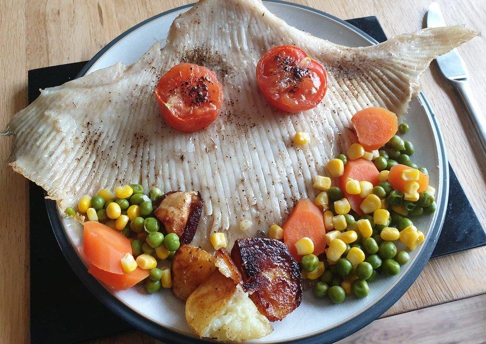 Skate on a plate