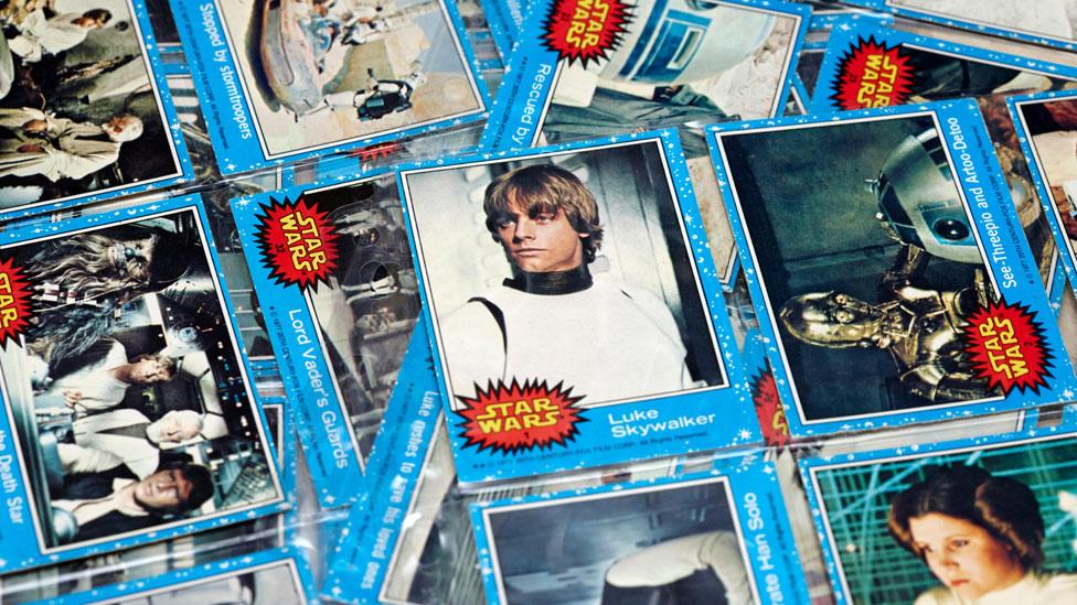 Star Wars cards from the 70s/80s