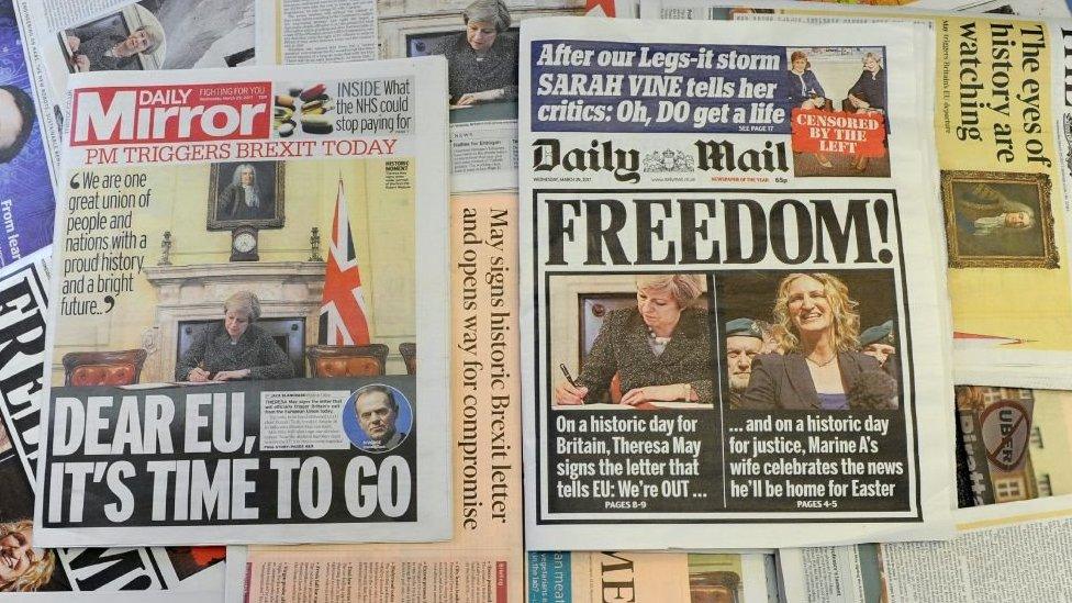 Brexit newspapers