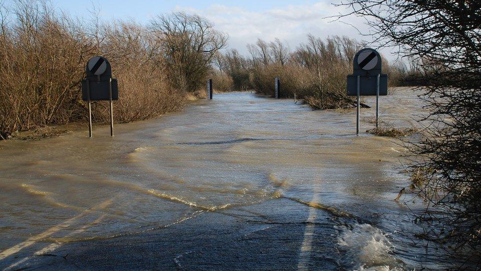 Welney Wash Road is regularly shut with long diversions in place