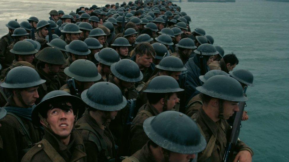 A scene from Christopher Nolan's new epic action thriller "Dunkirk," a Warner Bros. Pictures release.