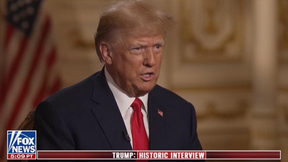 Donald Trump in interview