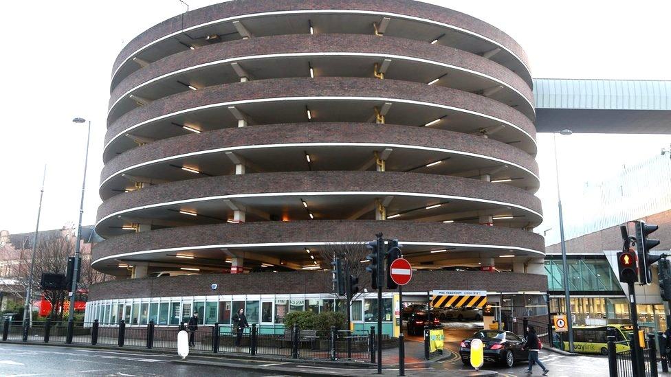 Eldon Square multi-storey car park in Newcastle