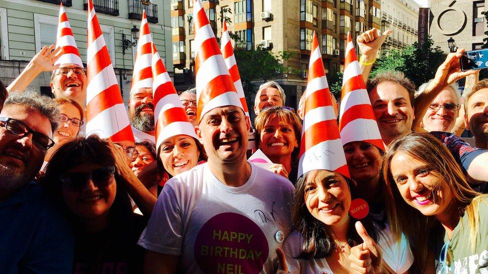 Pet Shop Boys fans in Madrid