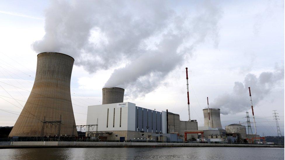 Tihange nuclear plant in Belgium