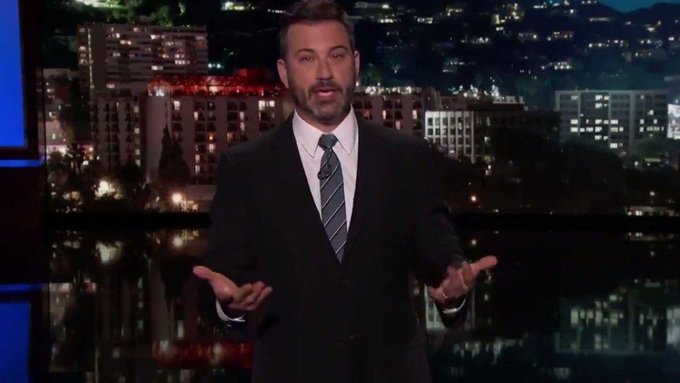 Kimmel on his show