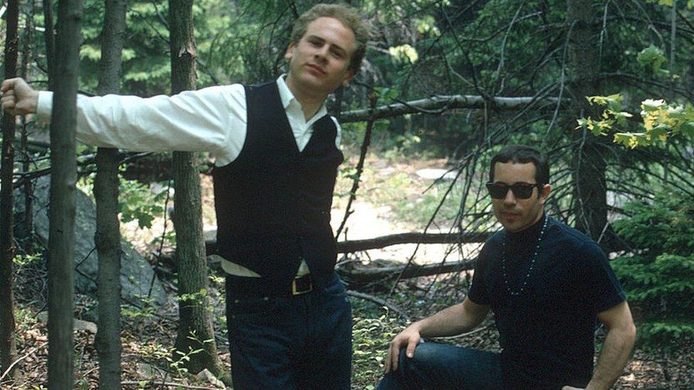 Art Garfunkel and Paul Simon c 1968