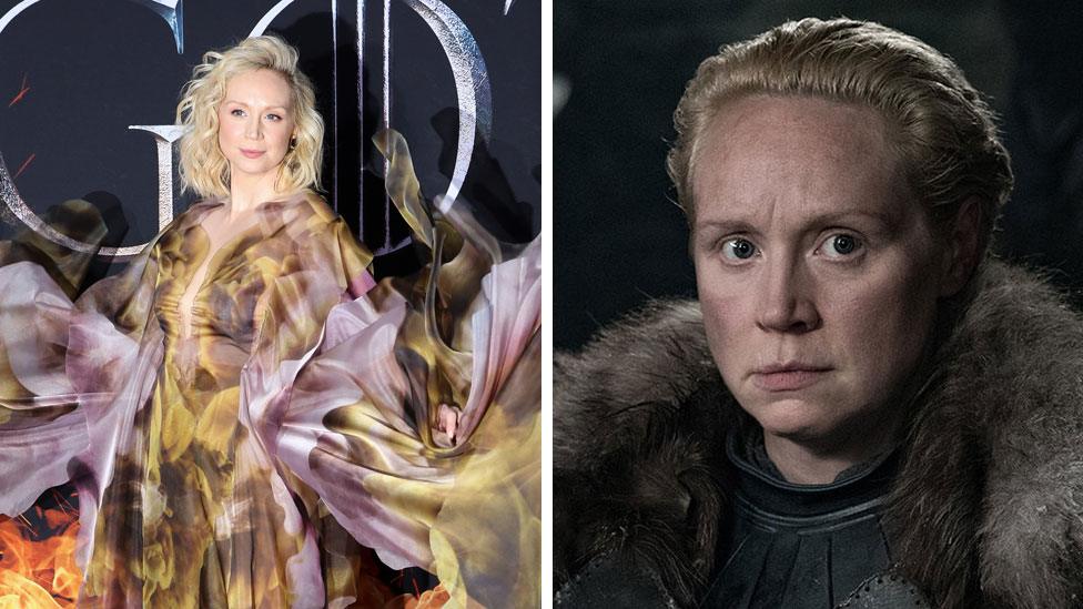 Gwendoline Christie and Brienne of Tarth