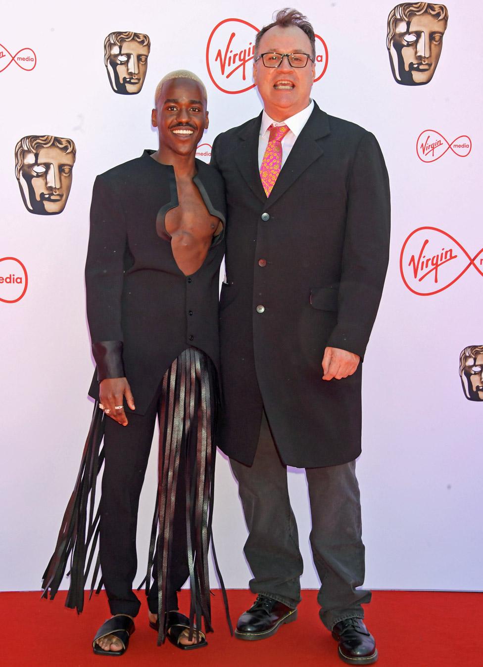 Ncuti Gatwa and Russell T Davies