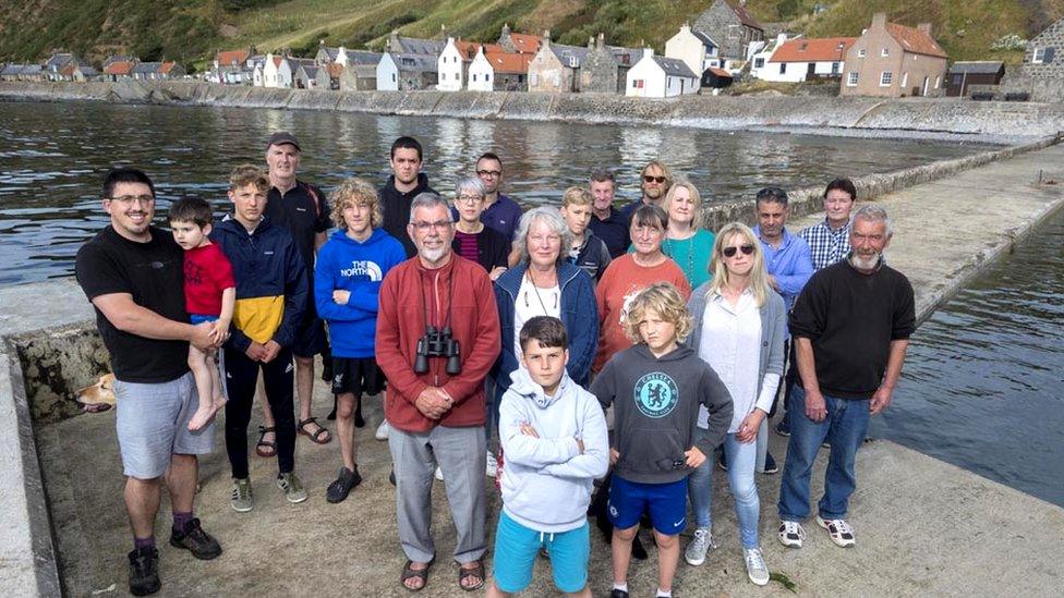 Crovie residents