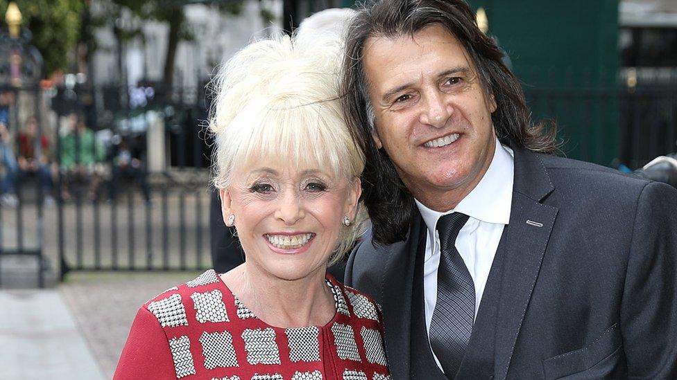 Dame Barbara Windsor and her husband Scott Mitchell