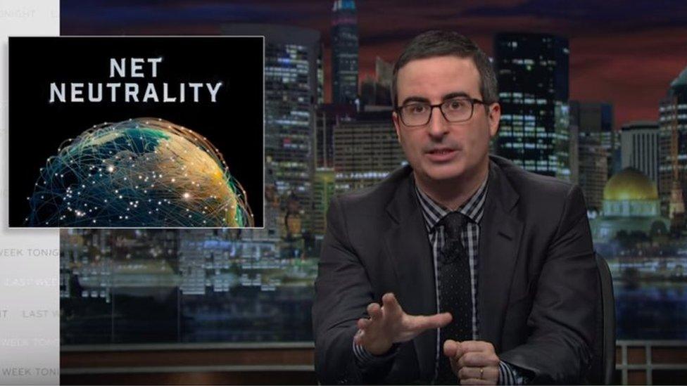 John Oliver has released bespoke web only YouTube films to continue his campaign in support of net neutrality.