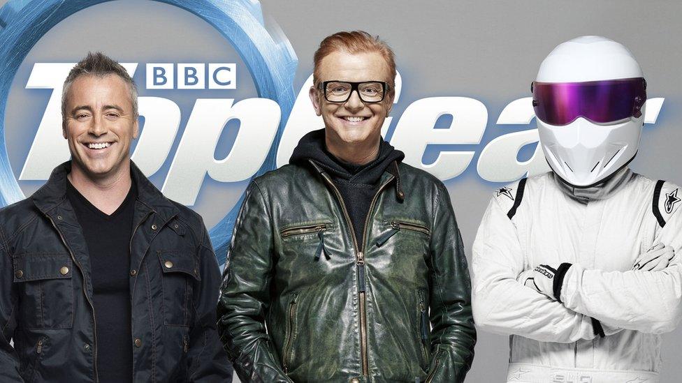 Matt LeBlanc, Chris Evans and The Stig