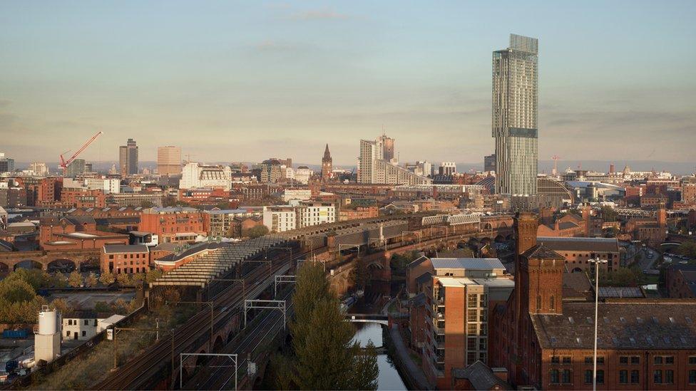 Manchester skyline