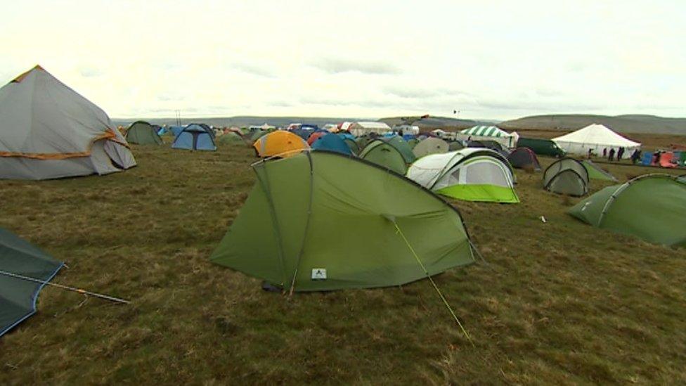 Ffos-y-Fran protest camp