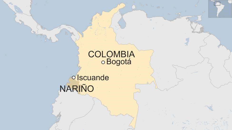 Map of Colombia