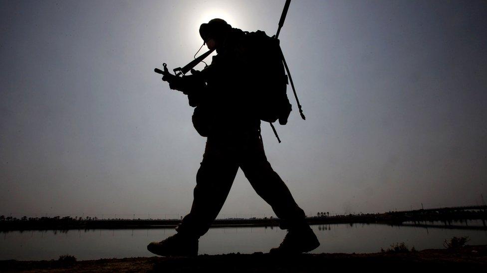 British soldier in Iraq