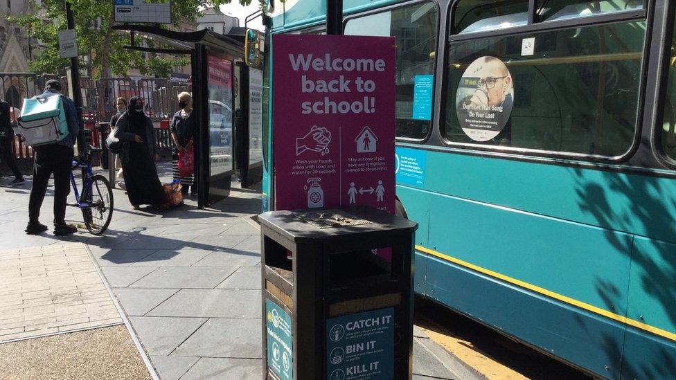 City centre bus stop