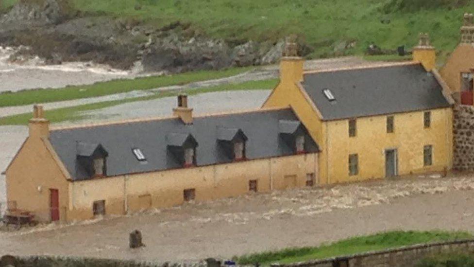 Flooding at Portsoy