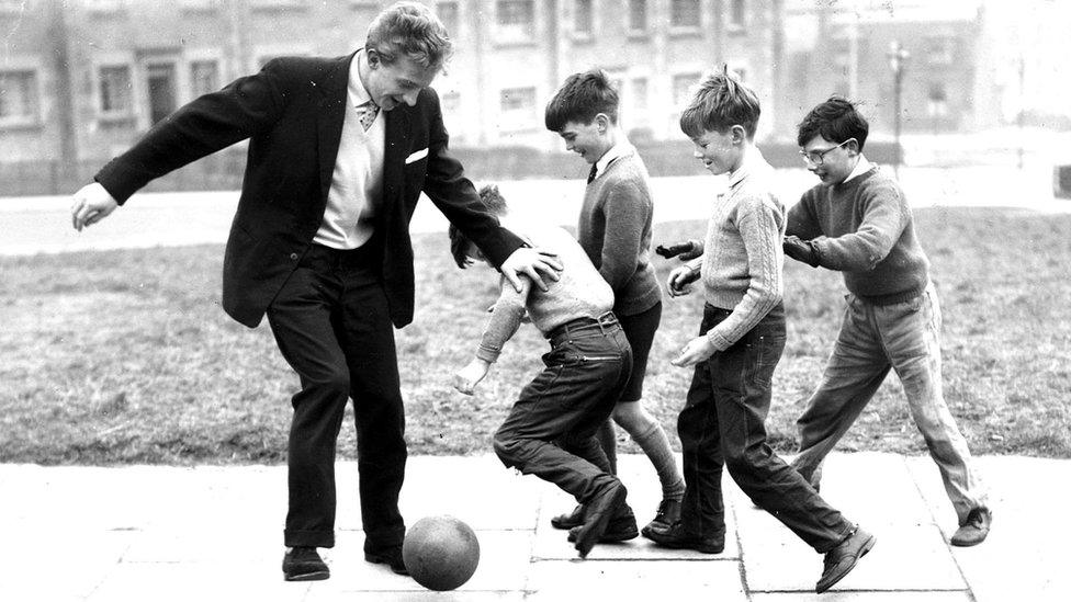 Denis Law and children