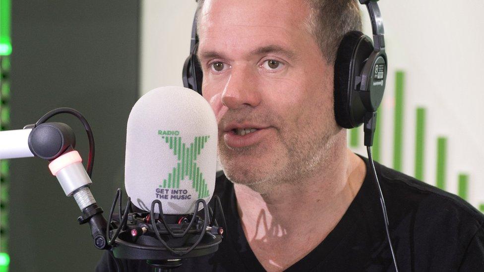 Chris Moyles on Radio X