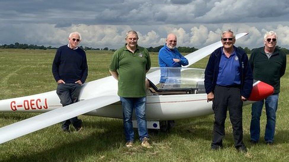 Norfolk Gliding Club members