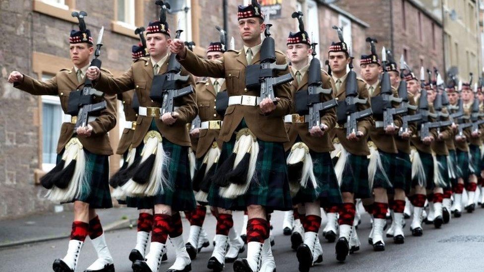 Soldiers from The Royal Regiment of Scotland Black Watch (3 SCOTS)