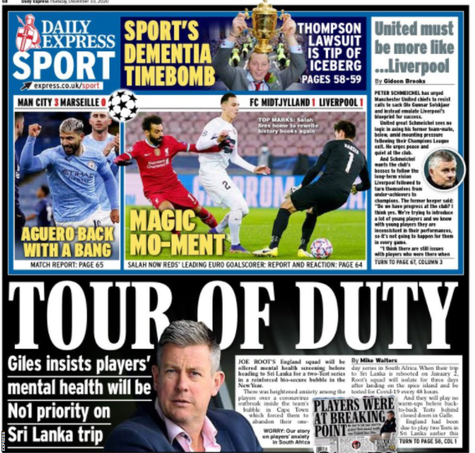 Express back page