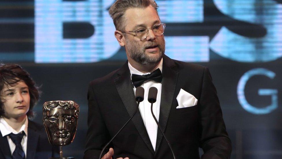 Cory Barlog at the BAFTAs